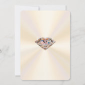 ダイヤモンド記念日カードを保存する セーブザデート (裏面)