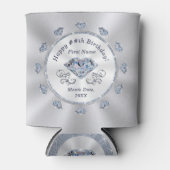 ダイヤモンド誕生日会の好意パーソナライズされた、 缶クーラー (正面)