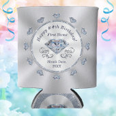 ダイヤモンド誕生日会の好意パーソナライズされた、 缶クーラー