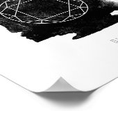 ダイヤモンド誕生石4月 ポスター (角)