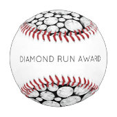 ダイヤモンド走野球賞宝石チームプレーヤー 野球ボール (正面)