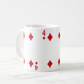 ダイヤモンド遊のカード コーヒーマグカップ (正面左)