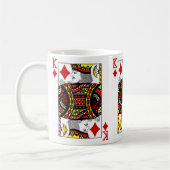 ダイヤモンド遊のカード コーヒーマグカップ (左)