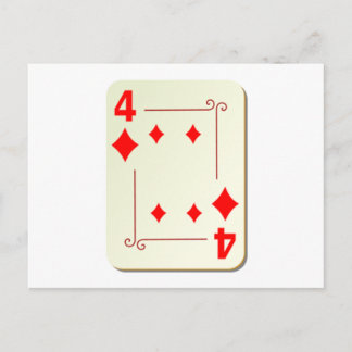 ダイヤモンド遊カードの4 ポストカード