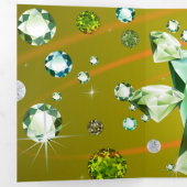 ダイヤモンド銀河系10 三つ折りクリスマスカード (内部最初)