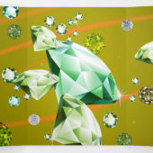 ダイヤモンド銀河系10 三つ折りクリスマスカード (内部中)