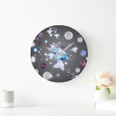 ダイヤモンド銀河系5 ラージ壁時計 (ホーム)