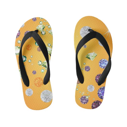 ダイヤモンド銀河系7 キッズビーチサンダル (フットベッド)