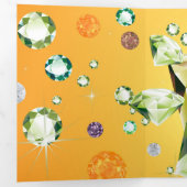 ダイヤモンド銀河系7 三つ折りクリスマスカード (内部最初)