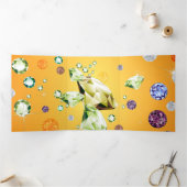 ダイヤモンド銀河系7 三つ折りクリスマスカード (内部)