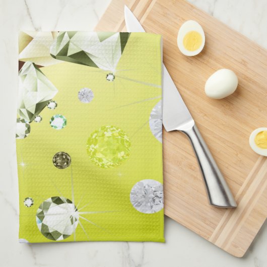 ダイヤモンド銀河系8 キッチンタオル (四つ折り)