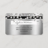 ダイヤモンド銀箔クレジットカードギフトカード 名刺 (裏面)