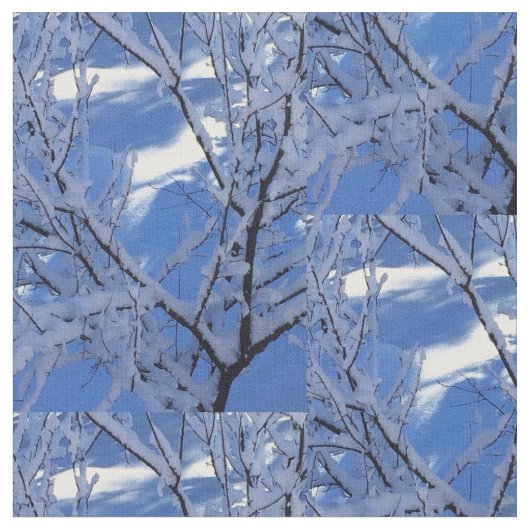 ダイヤモンド雪 ファブリック (クローズアップ)