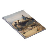 ダイヤモンド電池の静かな日、「Thからのプレート ノートブック (右側)