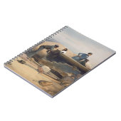 ダイヤモンド電池の静かな日、「Thからのプレート ノートブック (左側)