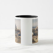 ダイヤモンド電池の静かな日、「Thからのプレート マグカップ (中央)