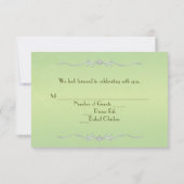 ダイヤモンド露ドロップRSVP 招待状 (裏面)