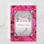 ダイヤモンド音楽ノート、小剣及びバラの菓子16 招待状 (正面)