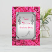 ダイヤモンド音楽ノート、小剣及びバラの菓子16 招待状 (スタンド正面)