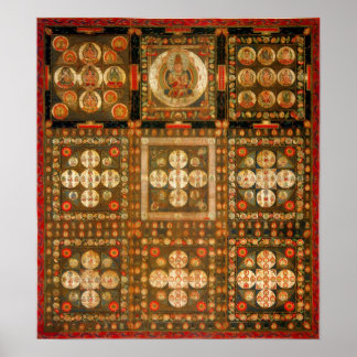 ダイヤモンド領域マンダラ ポスター