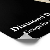 ダイヤモンド鳩，ダイヤモンド鳩， Geopelia cuneata ポスター (角)