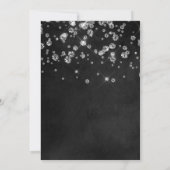 ダイヤモンド黒板結婚記念日招待状 招待状 (裏面)