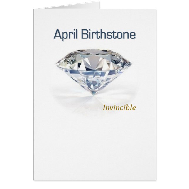 ダイヤモンド4月Birthstone -無敵の- (正面)