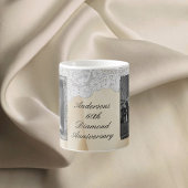 ダイヤモンド60周年エレガントフォトウェディングアニバーサリー コーヒーマグカップ