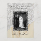 ダイヤモンド60周年結婚の日付を保存 ポストカード (正面)