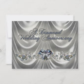 ダイヤモンド60周年結婚記念日 招待状 (正面)