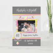 ダイヤモンド60周年記念に写真名を黄色に追加 カード (正面)