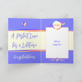 ダイヤモンド60周年記念写真名を追加パープル カード (内部)