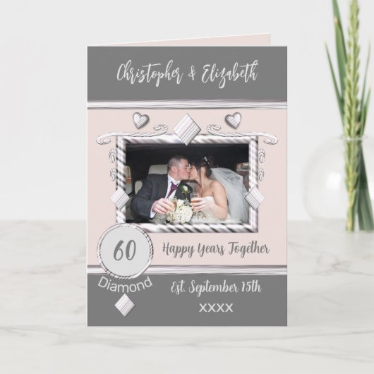 ダイヤモンド60周年記念写真名grayを追加 カード (正面)
