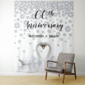 ダイヤモンド60周年記念 白いスワンが愛に満ちて タペストリー (インサイチュ)