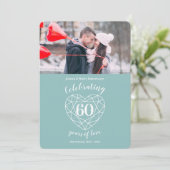 ダイヤモンド・アニバーサリー 60周年 写真招待状 招待状 (スタンド正面)