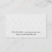 ダイヤモンド&ウィーブ//パターンIII 名刺 (裏面)