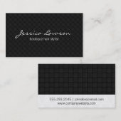 ダイヤモンド&ウィーブ//パターンIII 名刺 (正面/裏面)