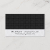 ダイヤモンド&ウィーブ//パターンIII 名刺 (裏面)