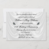 ダイヤモンド ウェディング アニバーサリー 招待状カード 招待状 (裏面)