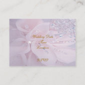 ダイヤモンド ウェディング 招待状 (裏面)