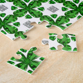 ダイヤモンド&エメラルドジェムストーンアートグリーン ジグソーパズル (側面)