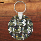 ダイヤモンド、エレガントヴィンテージ宝石 キーホルダー (正面)
