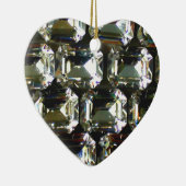 ダイヤモンド、エレガントヴィンテージ宝石 セラミックオーナメント (右)