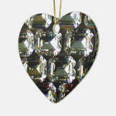 ダイヤモンド、エレガントヴィンテージ宝石 セラミックオーナメント (左)