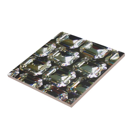 ダイヤモンド、エレガントヴィンテージ宝石 タイル (側面)