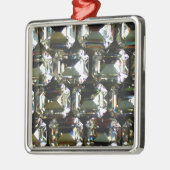 ダイヤモンド、エレガントヴィンテージ宝石 メタルオーナメント (左)