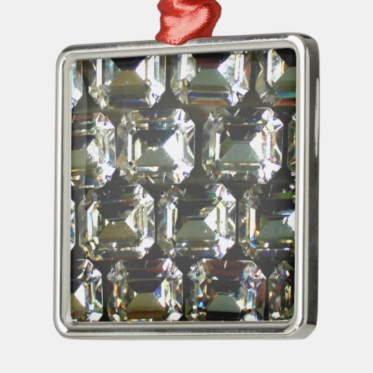 ダイヤモンド、エレガントヴィンテージ宝石 メタルオーナメント (左)