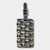 ダイヤモンド、エレガントヴィンテージ宝石 ラゲッジタグ (正面縦)