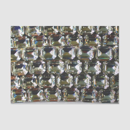 ダイヤモンド、エレガントヴィンテージ宝石 薄葉紙 (正面)