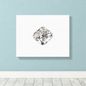 ダイヤモンド キャンバスプリント (インサイチュ (ウッドフロア))